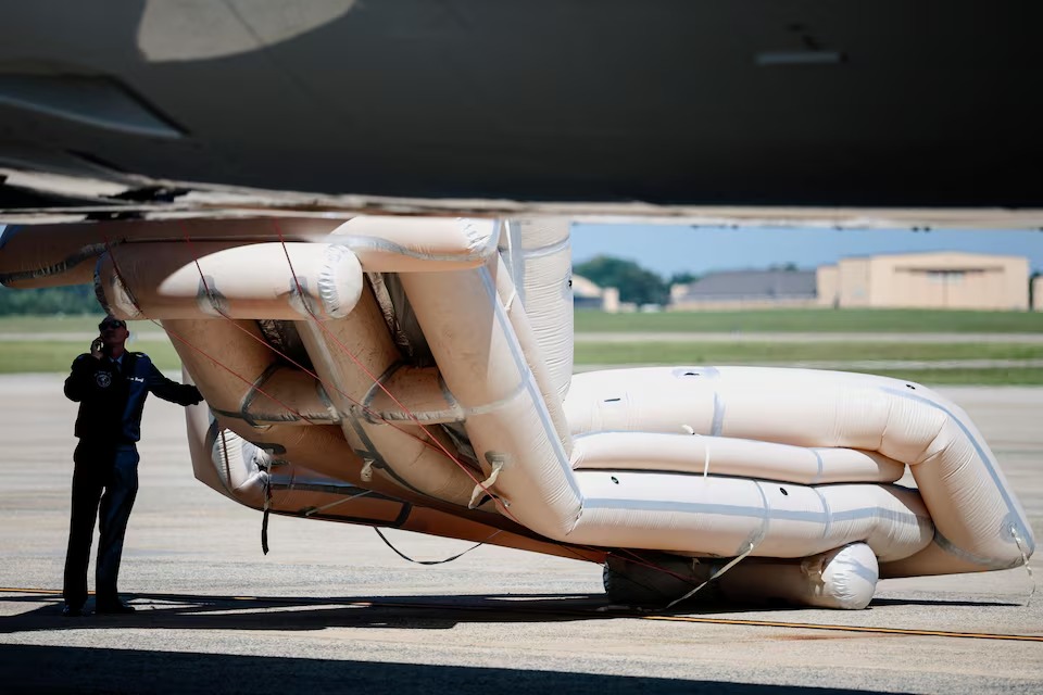 Trump boards Qatar-gifted Air Force One for Texas after emergency evacuation slide accidentally deploys